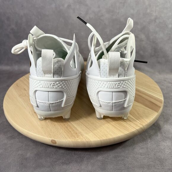 Nike Huarache 9 Elite Mid LAX Mens 13 Lacrosse Cleats White Black Shoes main image 4